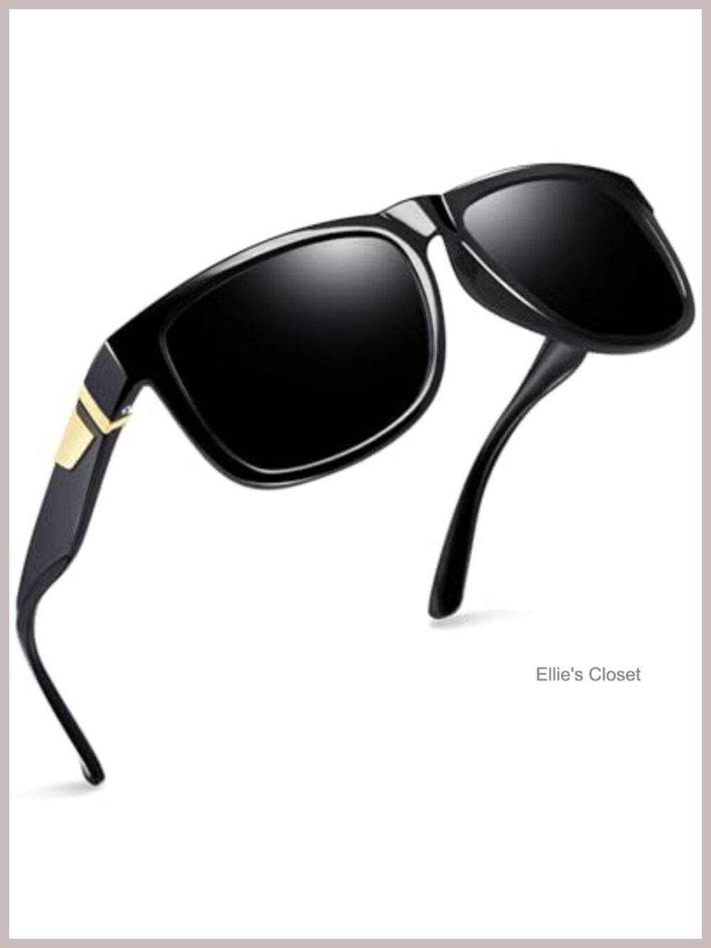 Oversized Square Polarized Sunglasses UV400 Retro Full Frame